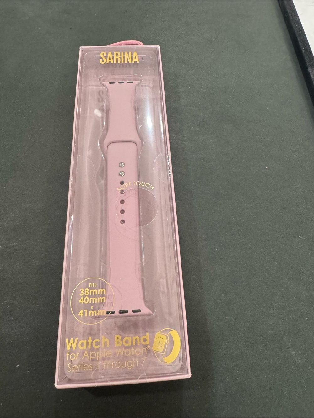 Sarina Pink Silicone Watch Band for 38/40/41mm Apple Watch